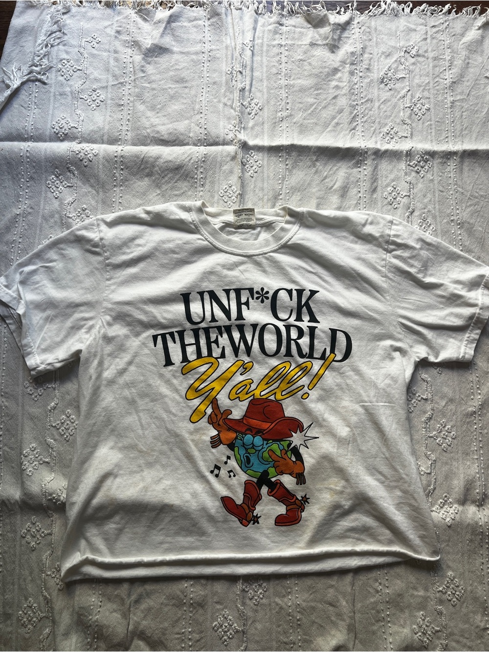 Angel Olsen "UNF*CK THE WORLD Y'all!" Tshirt